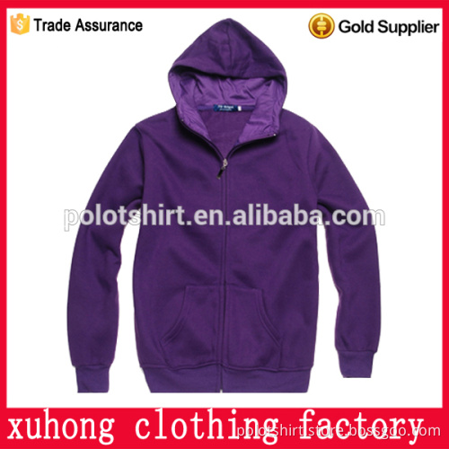Outer sport wear simple style loose no pattern colorful full zipper sweatshirt